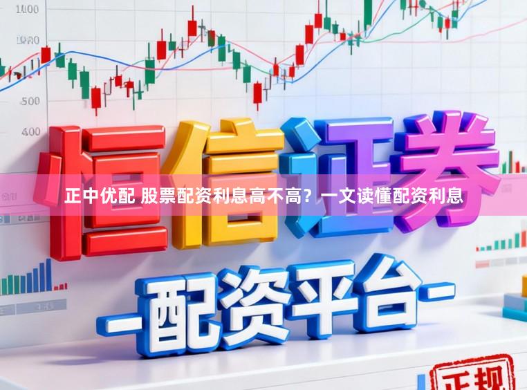 正中优配 股票配资利息高不高？一文读懂配资利息