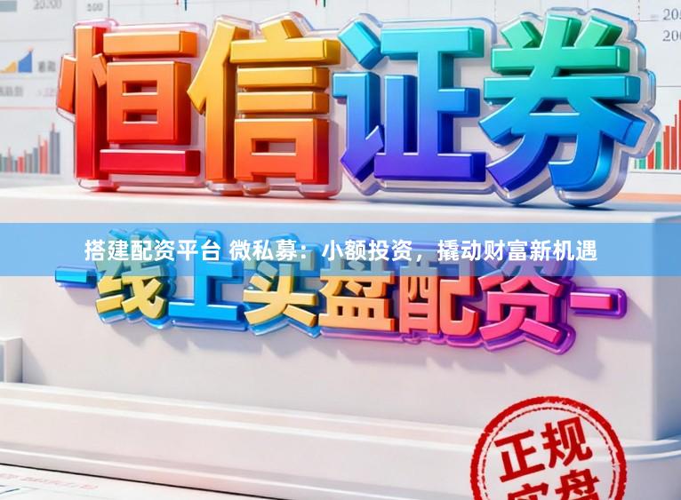 搭建配资平台 微私募：小额投资，撬动财富新机遇