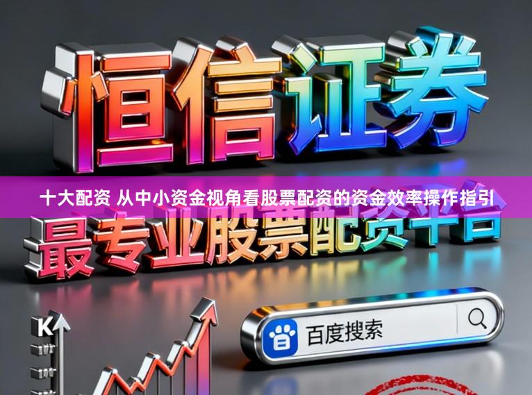 十大配资 从中小资金视角看股票配资的资金效率操作指引